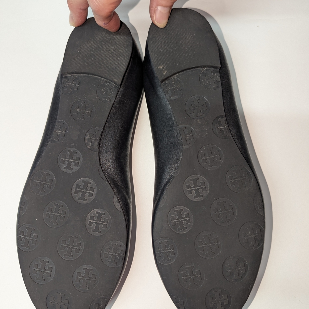 Tory Burch 2006 Reva Ballet Flats w/Gold Logo Medallion - Sz 7M GREAT Condition! - Picture 10 of 11